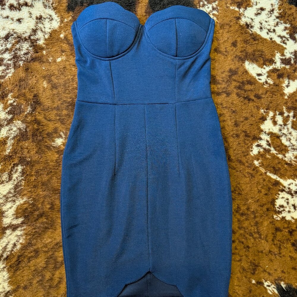 Hello Molly Angel Biba Strapless Mini Dress